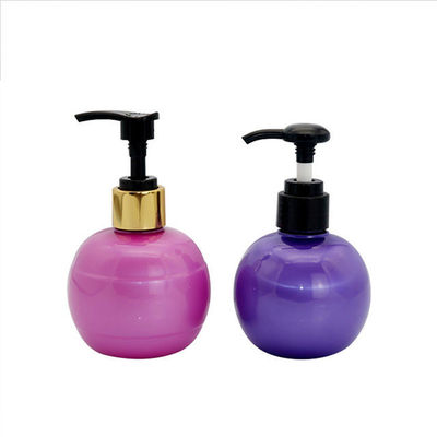Şampuan için 180ml Küresel Plastik Pompa Şişeleri Çapı 24mm
