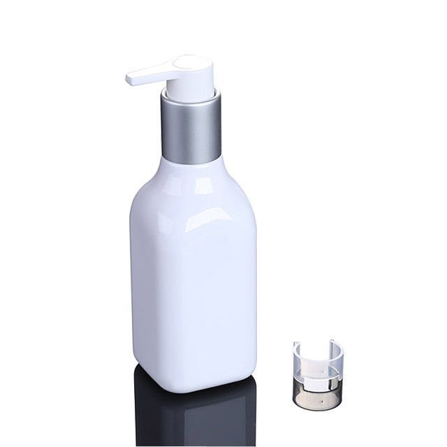 Kare 0.2L Şampuan Pompası Dispenseri Şişesi Kozmetik Ambalajı