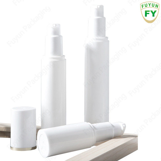 Boş Beyaz 30ml Kozmetik Pompa Şişesi Plastik Serigrafi Yüzeyi