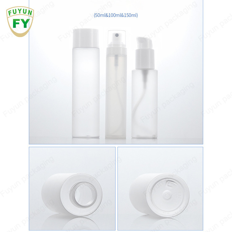 50ml Şeffaf Plastik Pompa Şişeleri Cilt Bakımı Yüz Kremi Kabı
