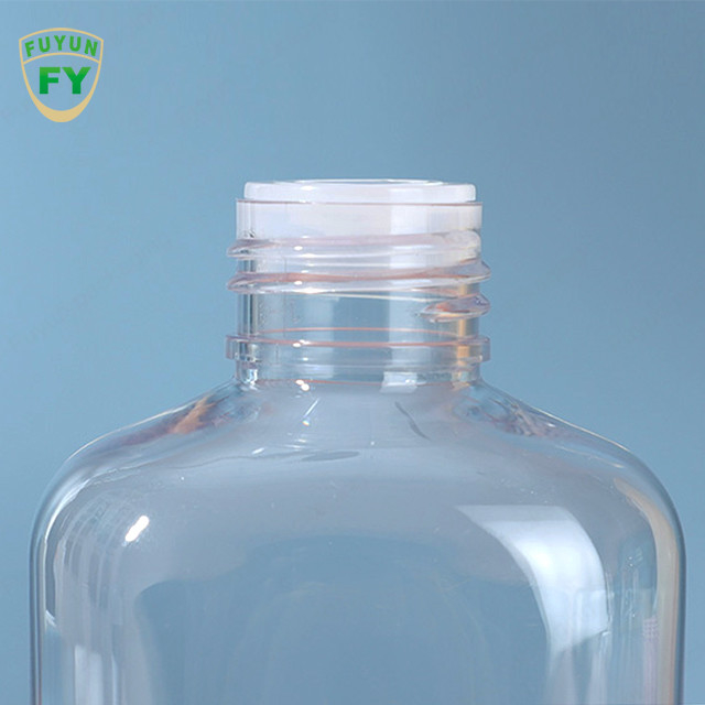 Alüminyum Kapaklı Sıvı Gıda 150ml Plastik Şişe Kare Şekli