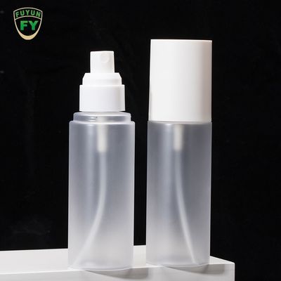 Doldurulabilir Buzlu Şeffaf Plastik Pompa Şişeleri Seyahat Boyu Serigrafi Yüzeyi