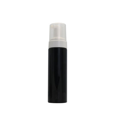 200ml Siyah Köpük Pompa Şişe Kendinden Bronzlaşma Silgi Silindir PET