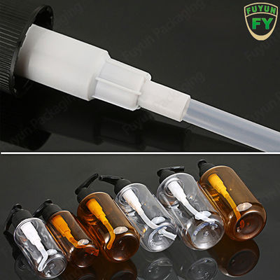 Amber Boş Plastik Şampuan Şişeleri 6.8oz Serigrafi