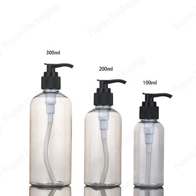 3.4 oz Şampuan Pompası Dispenseri Şişesi, Şeffaf kehribar duş pompası şişeleri