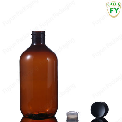 16oz Plastik Serum Şişeleri, boş 500ml Amber Pet Şişeler