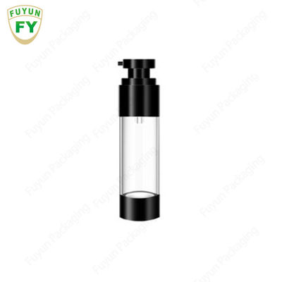 15ml 30ml 50ml özel lüks boş krem ​​berrak beyaz siyah buzlu kozmetik plastik sprey losyon havasız pompa