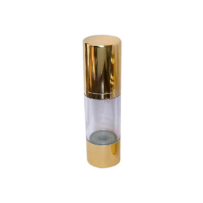 Kozmetik Losyon Yüz Kremi için 30ml Altın Havasız Pompa Şişesi