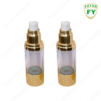 Kozmetik Losyon Yüz Kremi için 30ml Altın Havasız Pompa Şişesi