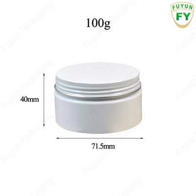 40x71.5mm Krem Kavanoz Kozmetik Ambalaj 100g Krom Yüzey