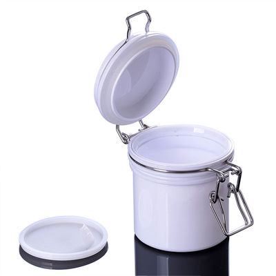 Menteşeli Kapaklı Yuvarlak Salıncak Üst W60mm Plastik Ambalaj Kavanozları