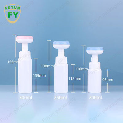 500ml Sabun Köpüğü Pompa Şişesi Kare Boş Pençe Çiçek Başlı şişe