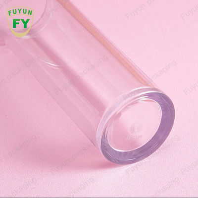 Altın Kapaklı Boş PET Sprey Şişesi 50ml Silindirik Kozmetik Ambalaj
