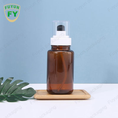 Fuyun 40ml 60ml Amber Cilt Bakımı Plastik Pompa Şişeleri Sürekli Sprey