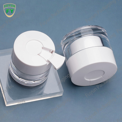 30g 50g Plastik Ambalaj Kavanozları Akrilik Yüz Göz Kremi Dispenser Şişesi