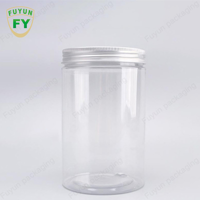 30ml 40ml 150ml Alüminyum Kapaklı Gıda Sınıfı Şeffaf Plastik Ambalaj Kavanozları