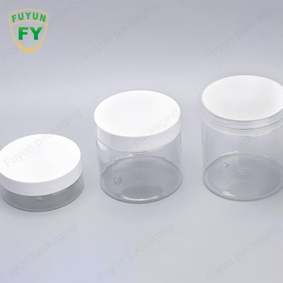 30ml 40ml 150ml Alüminyum Kapaklı Gıda Sınıfı Şeffaf Plastik Ambalaj Kavanozları