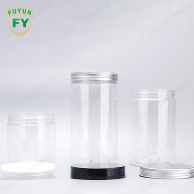 30ml 40ml 150ml Alüminyum Kapaklı Gıda Sınıfı Şeffaf Plastik Ambalaj Kavanozları