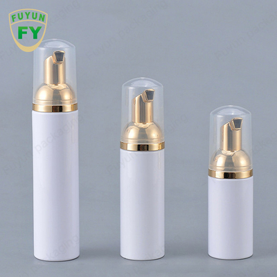 Şeffaf Kapaklı 30ml 50ml 80ml Altın Köpük Pompa Şişesi