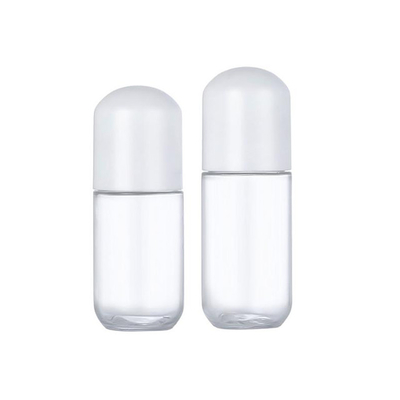 18ml 20ml Plastik Pompa Şişeleri Kapsül Şekli Şeffaf PET Toner Şişesi