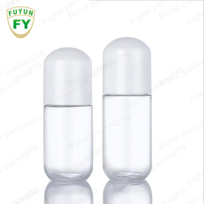 18ml 20ml Plastik Pompa Şişeleri Kapsül Şekli Şeffaf PET Toner Şişesi