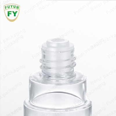 18ml 20ml Plastik Pompa Şişeleri Kapsül Şekli Şeffaf PET Toner Şişesi