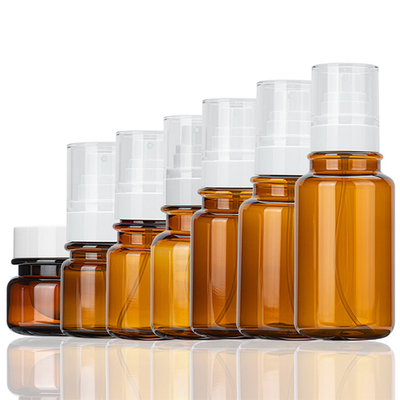 30g 40ml 60ml Serum Plastik Pompa Şişeleri Çift Duvar PET Kavanoz