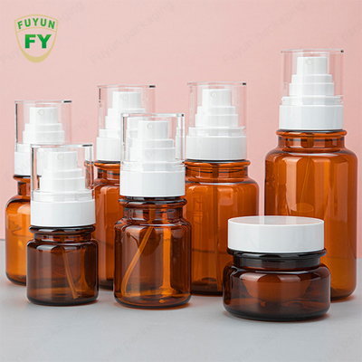 30g 40ml 60ml Serum Plastik Pompa Şişeleri Çift Duvar PET Kavanoz