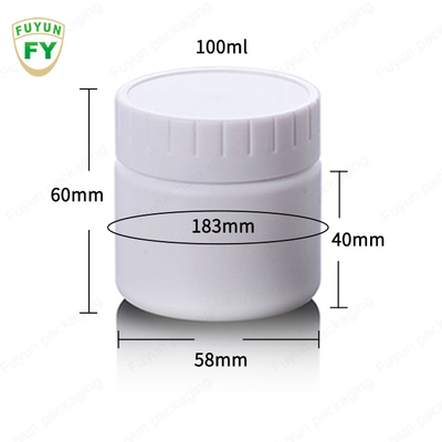SGS 4.05oz PP Kapaklı Plastik Krem Kavanoz, Göz Farı Dudak Balsamı için