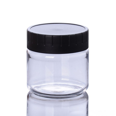 60ml 100ml Cilt Bakımı Beyaz Kapaklı Plastik Ambalaj Kavanozları