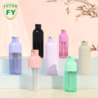 Boş 250ml ikisi bir arada saç boyası siyah saç boyası saç boya şampuanı plastik ambalaj şişesi