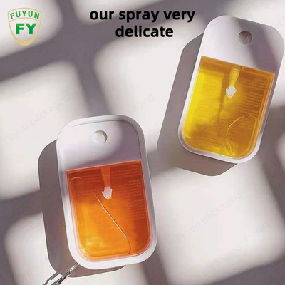 48ml 50ml El Dezenfektanı Sprey Pompası Şişesi Kredi Kartı Şekilli Özel Renk