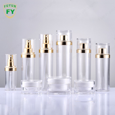 Özel Akrilik Losyon Sprey Pompası Şişe Kavanoz Seti 30ml 100ml 120ml Cilt Bakımı