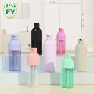 OEM Plastik Boyama Şampuan Pompalı Dispenser Şişe 300ML Krom